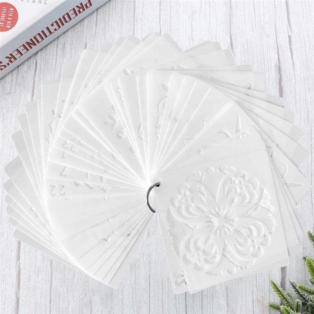 Craft Card Making Painting Template Painting Stencils Hollow Drawing Tool Mandala Pattern