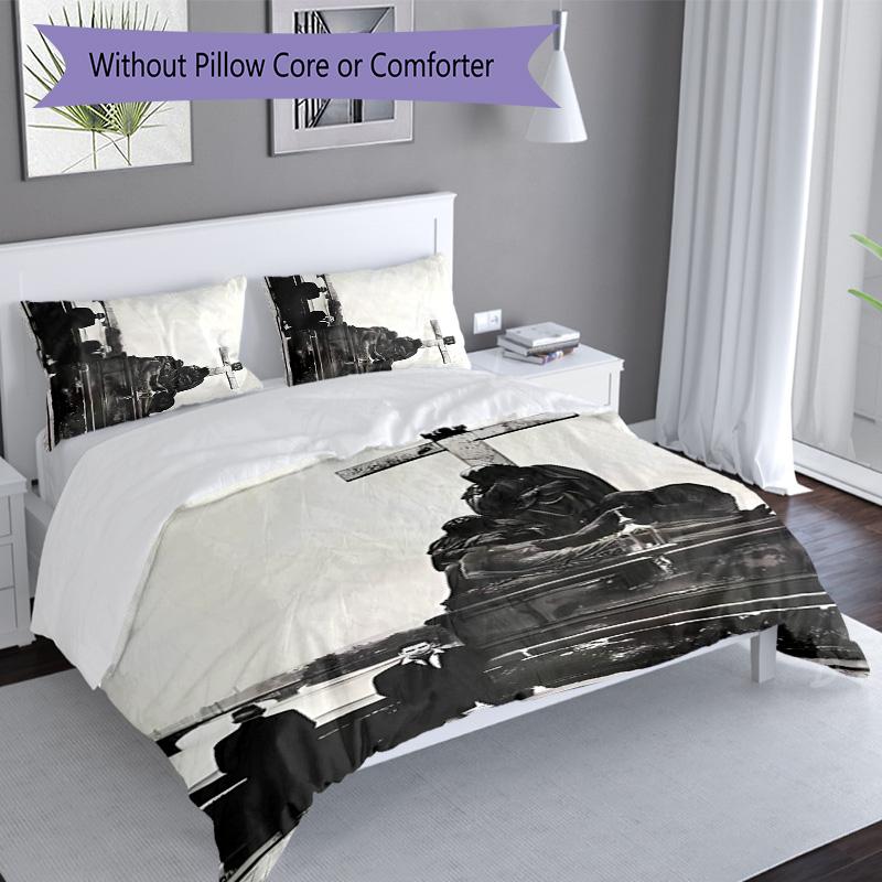 3pcs Depeches Band Mode pattern bedding set duvet cover set includes duvet cover &pillowcases, perfect all season bedroom decoration & gift