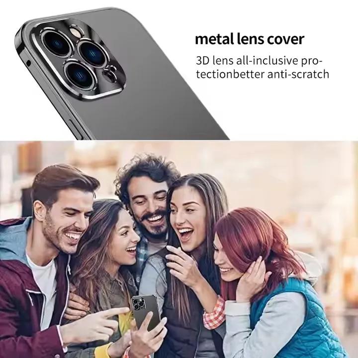 Etui na telefon ze stopu aluminium dla iPhone 16 Pror Max Wstrząsoodporna metalowa tylna obudowa dla iPhone 15 14 13 Pro 12Pro Max Pancerne etui Funda