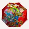 Toy Story Woody Automatic Opening and Closing Umbrella, Compact Travel Umbrella, Lightweight and Portable, Suitable for Beach Commuting Busi
