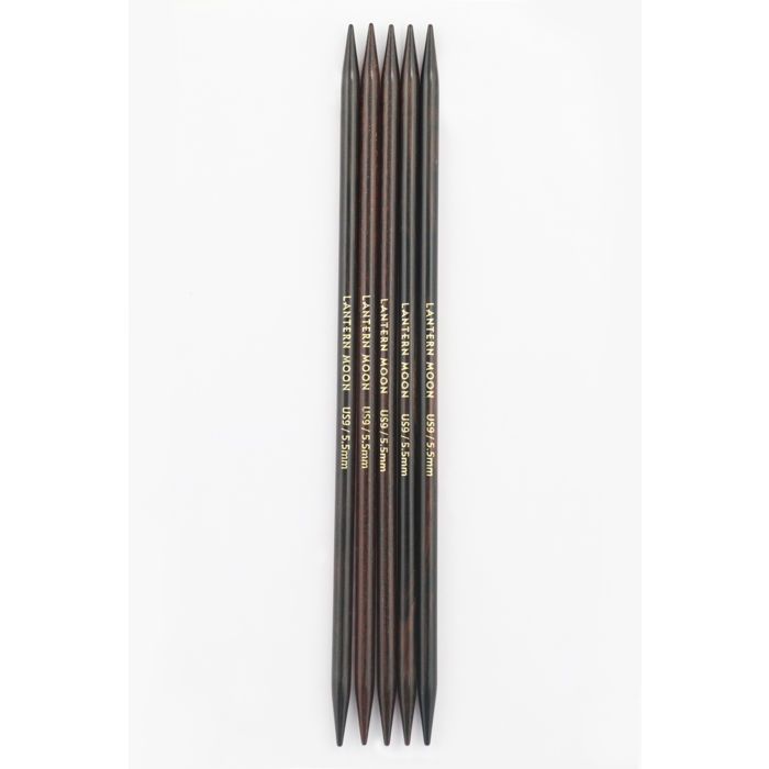 Aiguilles double pointe KnitPro en ébène 20cm 5,5mm - 350028