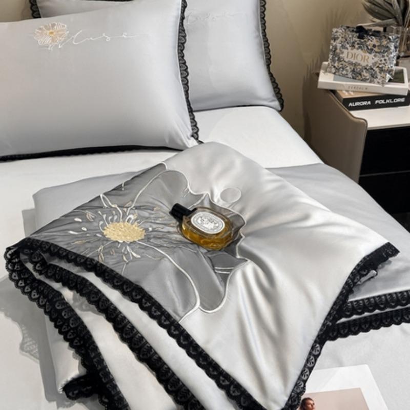 

Прохладное летнее одеяло - Высокое качество, гладкое, дышащее и помогает спать 150x200cm серый