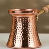 Cezve Multifunctional 450 Ml Turkish Coffee Pot Resistant Hammered Metal