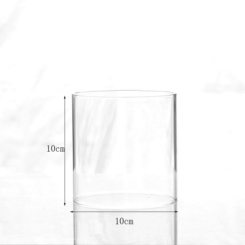 High Borosilicate Glass Windproof Candle Cover for Wedding Candelabra and Buddha Butter Lamp