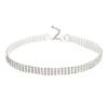 Sexy Shiny Nightclub Choker Necklace for Women Short Chain of Clavicle Multi-layer Full of Crystal Pendant Party Jewelry Gift