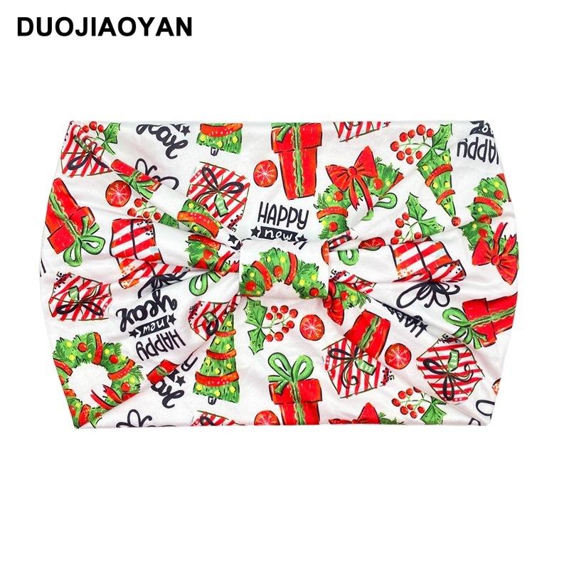 Knot Headband, Color Blocked Pattern Printed Sports Headband, Fashionable Polka Dot Wide Edge Elastic Headband