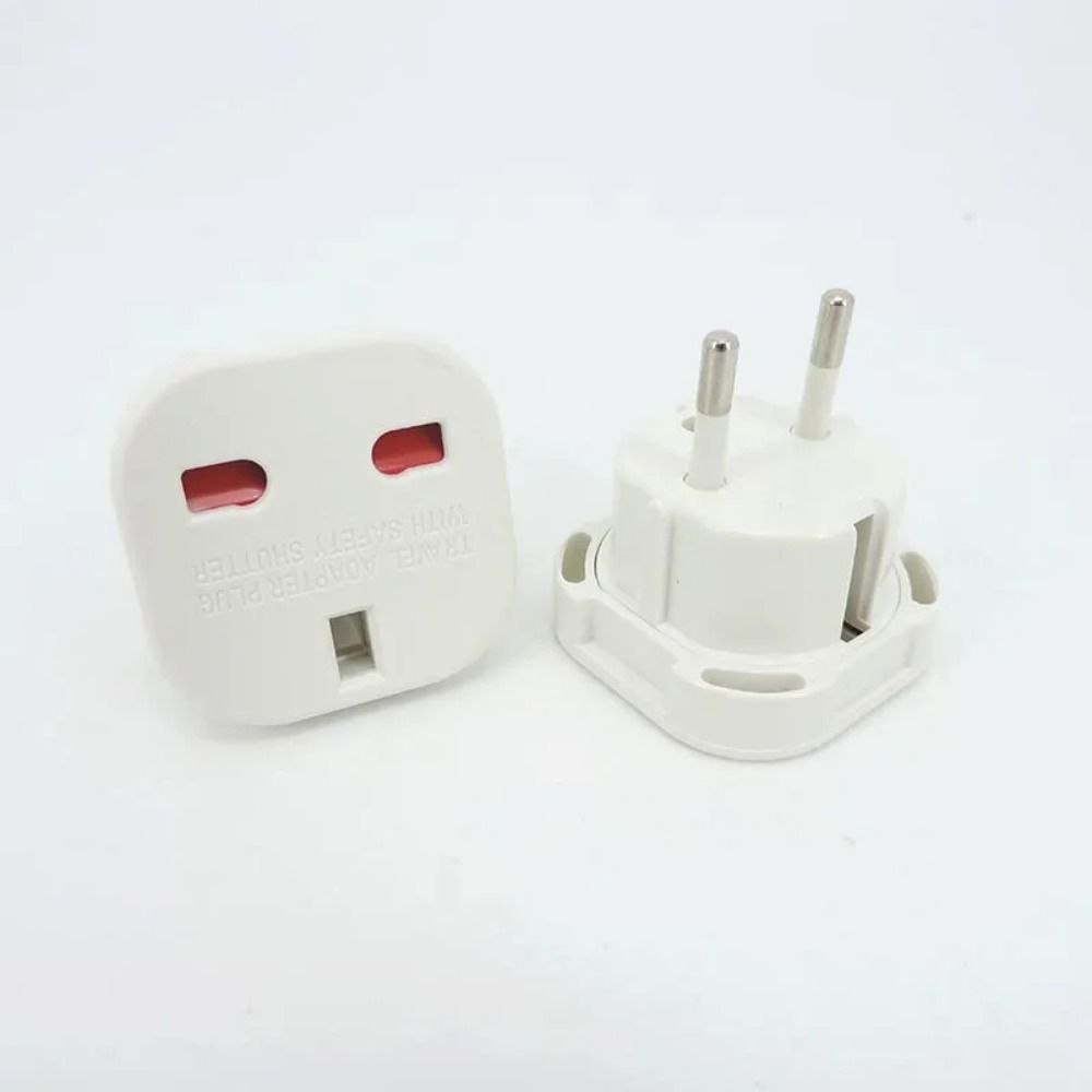 Wall Socket Travel Adapter Power Charger Outlet Connector Durable UK to EU Converter