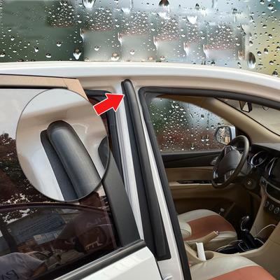 2 tiras de sellado de goma para puerta delantera de coche, protección del pilar B, sellador de borde, accesorios para SUV, MPV