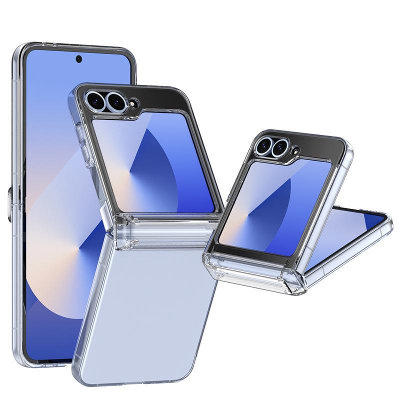 Samsung Z Flip 5/6/7 Electroplated Full Coverage Case with Hinge Protection