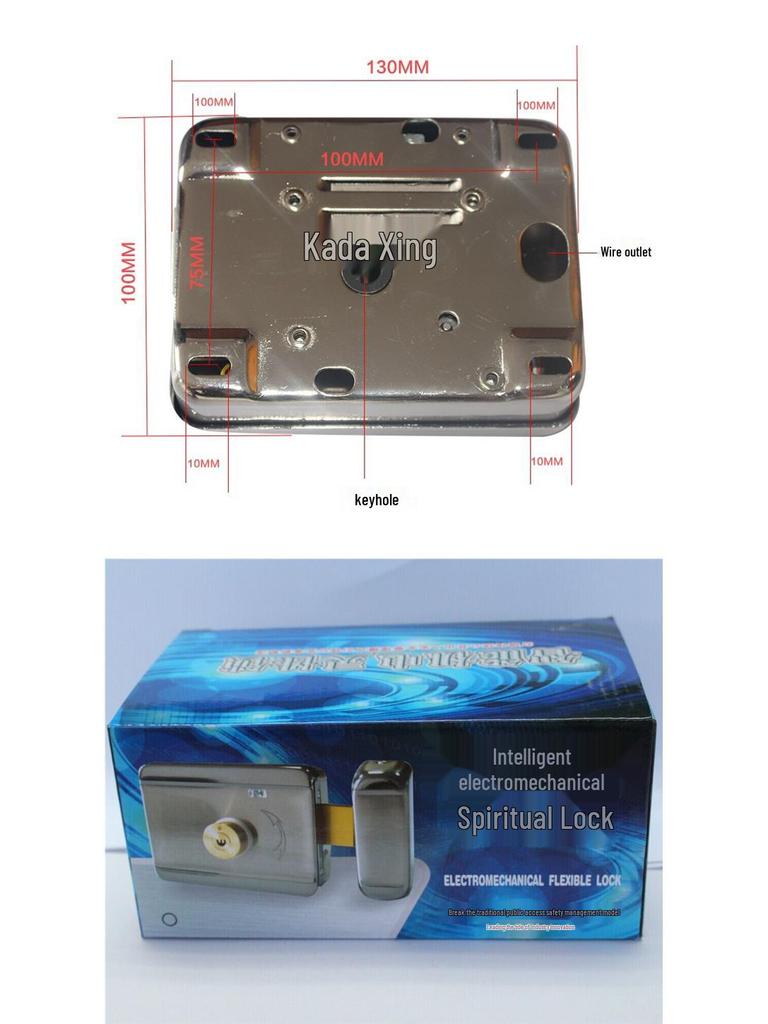 Silent Electromechanical Lock: Intelligent Access Control for Buildings