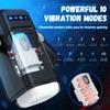 Automatic Male Masturbator Cup 10 Thrusting&Vibration Modes Heating Function with Phone Holder Stroker Adult Sex Toys For Men