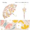 Long Umbrella Polka Beige and Rain Rain 58cm Rib Automatic for Commuting and 2026Wpc. Sun Umbrella/UV Protection Umbrella, Length, Large, Opening,