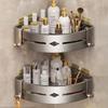 Adhesive Metal Storage Shelf Wall Bath Shelves Hanging Organizers No drilling Storage Rack Shampoo Holder For Bathroom Kitchen