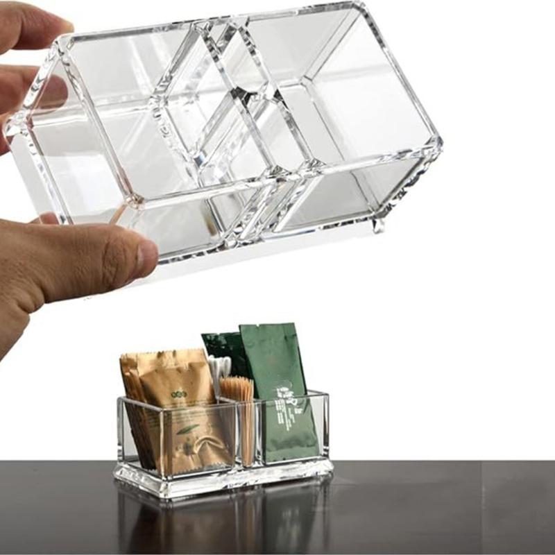 Durable Plastic Teas Coffee Pods Holders Moisture Proof Design Easy Cleaning Delicate Teas Bag Dispenser For Home Use