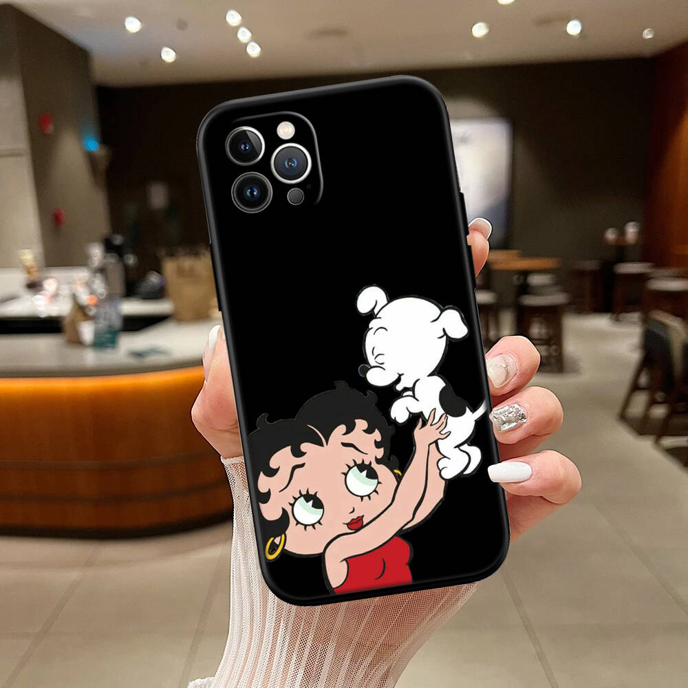 B-Bettys Pattern B-Boops New Phone Case for Redmi Note 8 9 10 11 11S 10C 10X 10A 10T 9A 9C 9T 9S 8T Pro Max Plus Prime