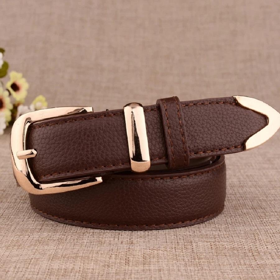 

New Korean Minimalist Ins Style Women s Belt, Versatile Suit Jeans, Decorative Strap, Alloy Three-piece Belt for Women 105CM кофейный