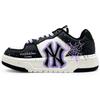Chunky Liner EIGHT% Spider Dance Ink Splatter Abrasion Resistant Low Top Skateboard Shoes Unisex Black Purple 3ASXCA12N-50WHS(Team131-1)