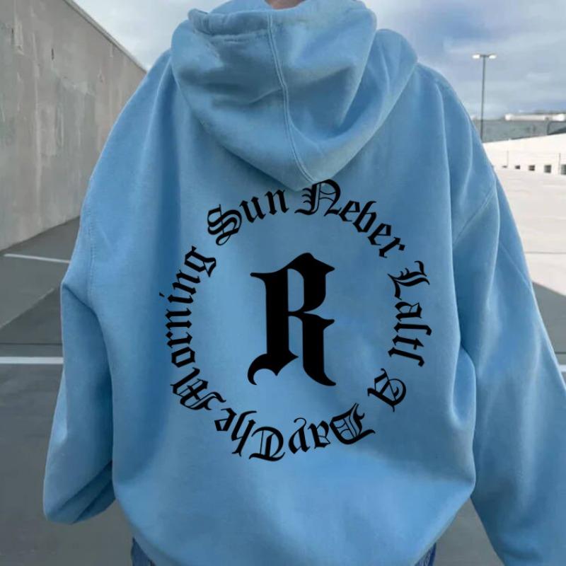 

2025 Осень и зима Новая толстовка с капюшоном для мужчин и женщин Модный брендовый свободный пуловер с верхом Куртка L