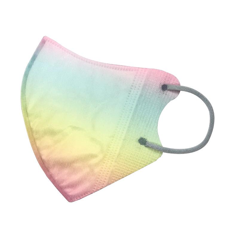 3D Soft-Color Mask: High-Profile, Ear-Friendly, Breathable, Disposable, Three-Layer Japanese Design