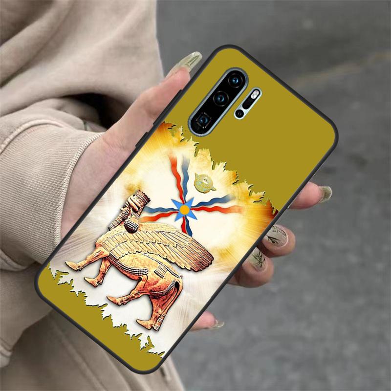 

Чехол с ассирийским флагом для Huawei P40 Lite P20 P30 Nova 11 Pro 9 10 SE 3i 7i 11i 5T Y60 Y61 Y70 Y90 Y91 Huawei Nova 8i