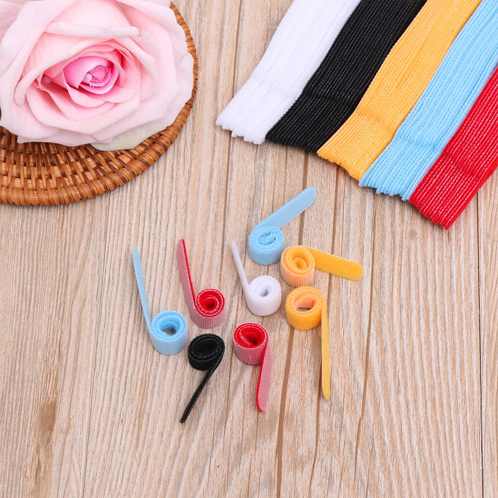 20pcs Convenient Reusable Earphone Mouse Wire Protector Ties Management Nylon Cable Organizer