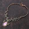 Phosphosiderite Necklace Copper Wire Wrapped Gemstone Necklace Adjustable Necklace Phosphosiderite Copper Jewelry Handmade Necklace For Gift