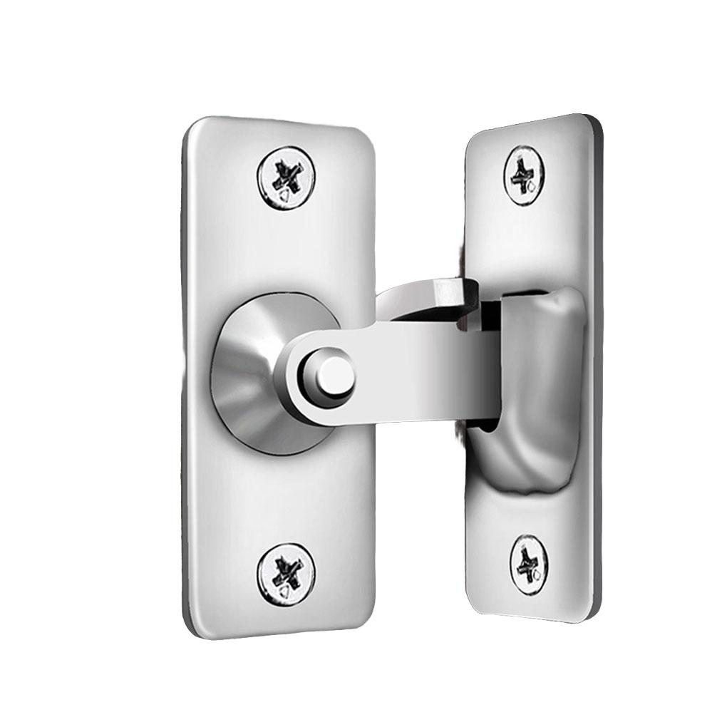 

2 Pack Right Angle Locks Hasp Buckles Door Buckle Bedroom Right Angle/Black/L