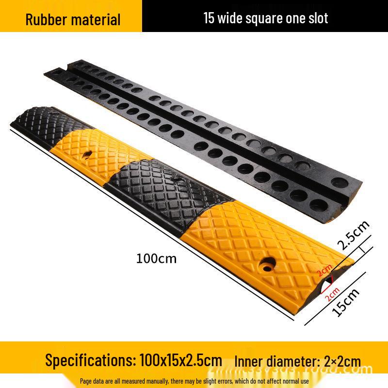 Rubber and Plastic Cable Protection Speed Bump