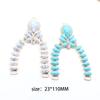 New 1pcs Collar Buckle Crystal Chain DIY Clothing Sewing Accessories Bikini Connector Buckle Fashion Beach flip flops Chain