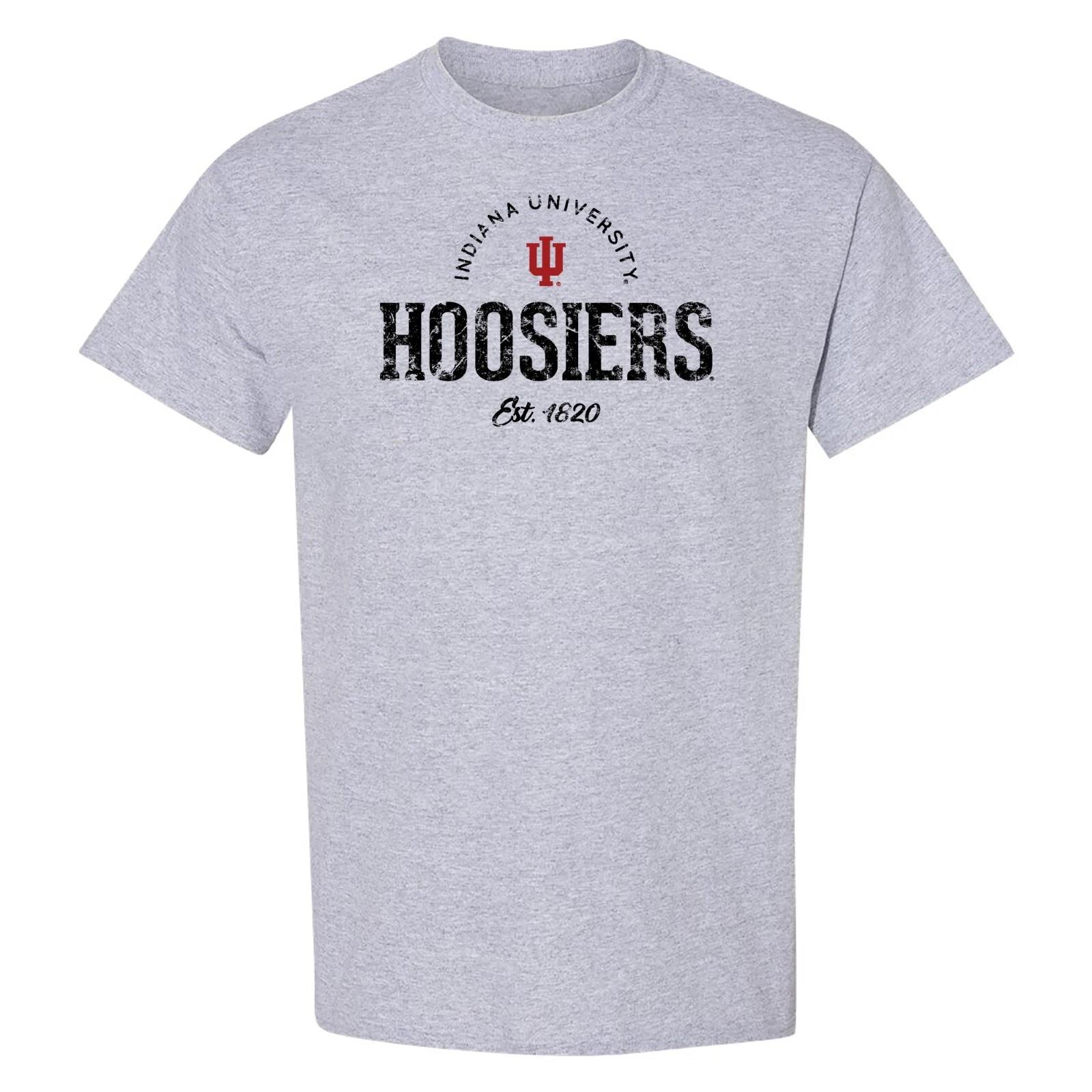 Indiana Hoosiers Established Arch Logo Licensed Unisex T-Shirt S