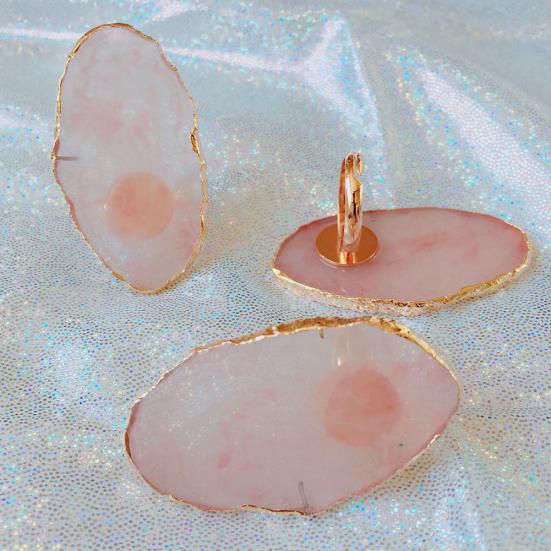 Resin Nail Art Finger Ring Plate Gel Polish Cream Holder Mixing Color Palette