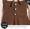 Girls' Autumn Preppy Style Two-Piece Dress - Trendy Children's Fashion