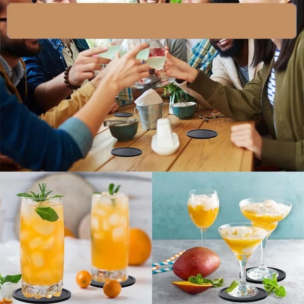 12Pcs Heat Resistant Drink Coasters 10cm Diameter Table Placemats  Coffee Mug Protection