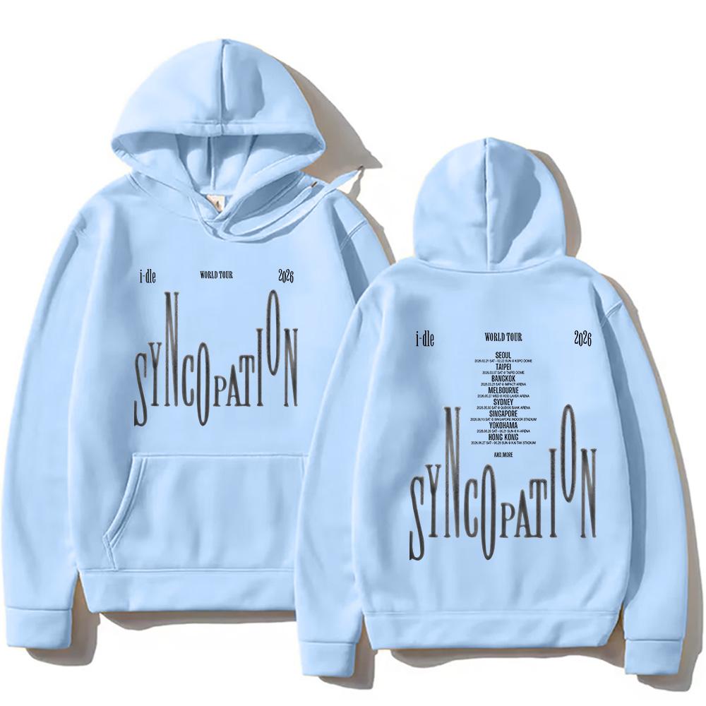 I-DLE Syncopation World Tour 2026 Hoodies GIDLE Kpop Korean Style Streetwear (G)i-dle New Casual Unisex High Street Hoody