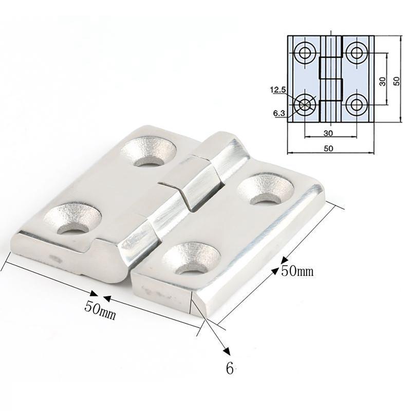1 Pc Detachable Hinge Slip Joint Flag Lift Off Door Stainless Steel 40x40 50x50 60x60mm Wardrobes And Doors Hardware Furniture