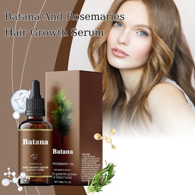 Batana Hair Oil, Natural Batana, Repairs Damage, Reduces Split Ends, Suitable For Men And Women, Hair Serum For All Hair Types 30ml
