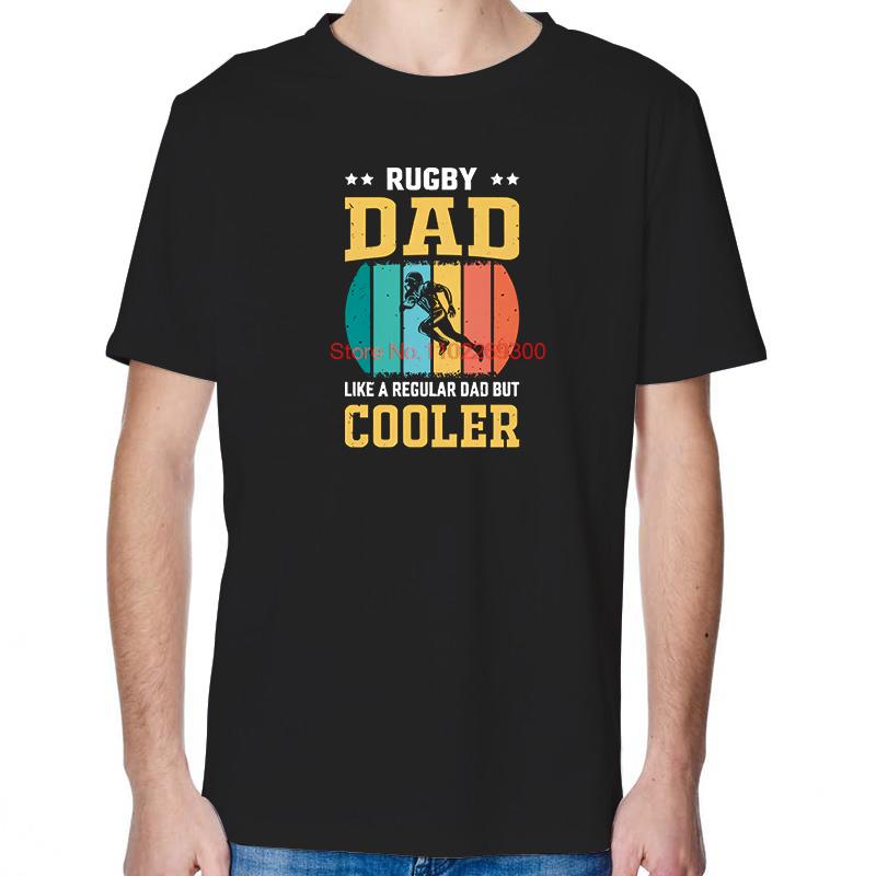 Rugby Dad Like A Regular Dad But Cooler Vintage Shirts Graphic Tee Tops TShirt New Arrival Goods Cotton Mens TShirts