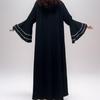 Elegant Hand-embroidered Pearl Women's Abaya Robe