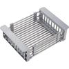 Scolapiatti estensibile per lavello da cucina, scolapiatti in metallo, cesto multifunzionale per piatti, scolapiatti per lavello, forniture da cucina