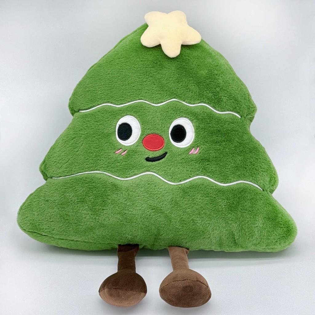 Tree Plush Christmas Toy Cartoon Stuffed Doll Cushion Decoration Kids Gifts