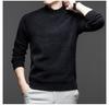 Men's Winter Half-High Collar Thick Mink Velvet Sweater