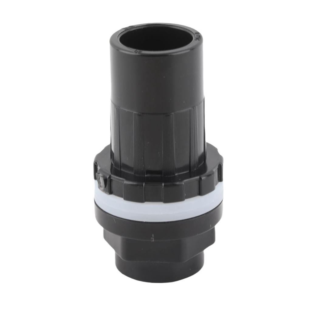 Black PVC 20mm Fish   Aquarium Upper Lower Water Pipe Fittings Connector Joint Accessories Parts