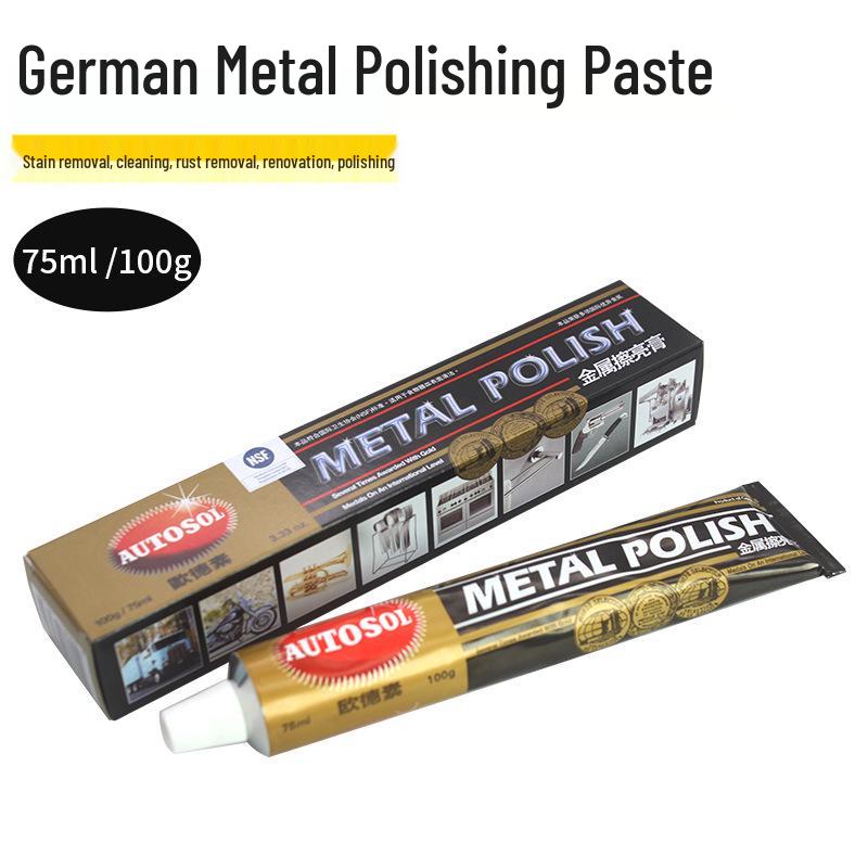 

Germany Autosol 100g Large Copper & Metal Polishing Paste - Quick Brightener. 50g Metal Brightening Paste 1 Tube