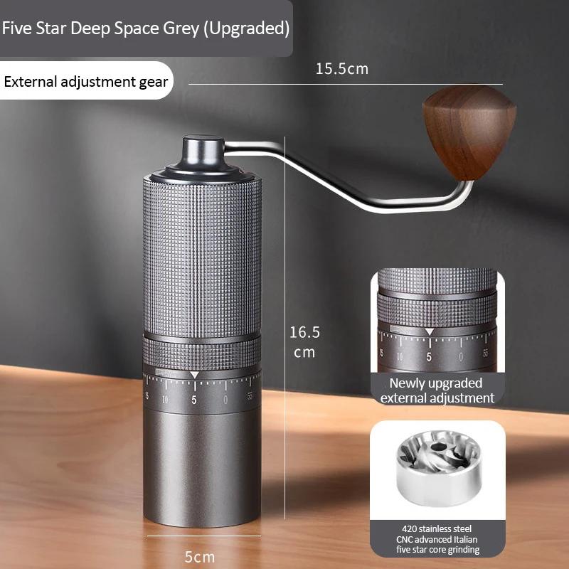 

New Manual Coffee Grinder 5/6/7 Core Professional Espresso Bean Coffee Grinder Mill External Adjustable Coffee Maker for Home