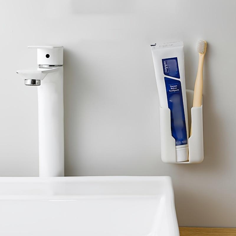 2 ks, Plastový nástěnný držák na dálkové ovládání, Odolný organizér na TV a klimatizaci, Odnímatelný a omyvatelný, Domácí dekorační doplněk pro ukládání nářadí