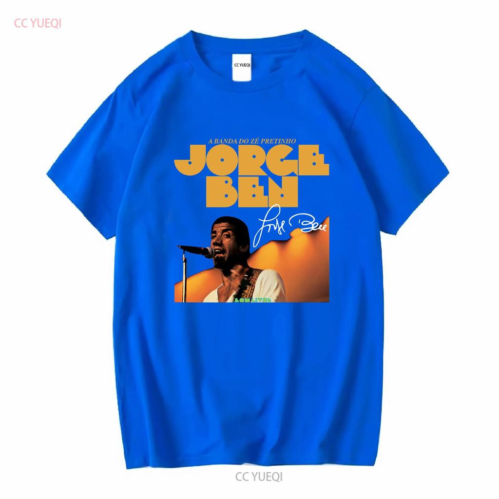 Jorge Ben Jor Signature  T Shirt All Size S to 2345XL TM94 long sleeves vintage Washed Slightly designer clothes fashion