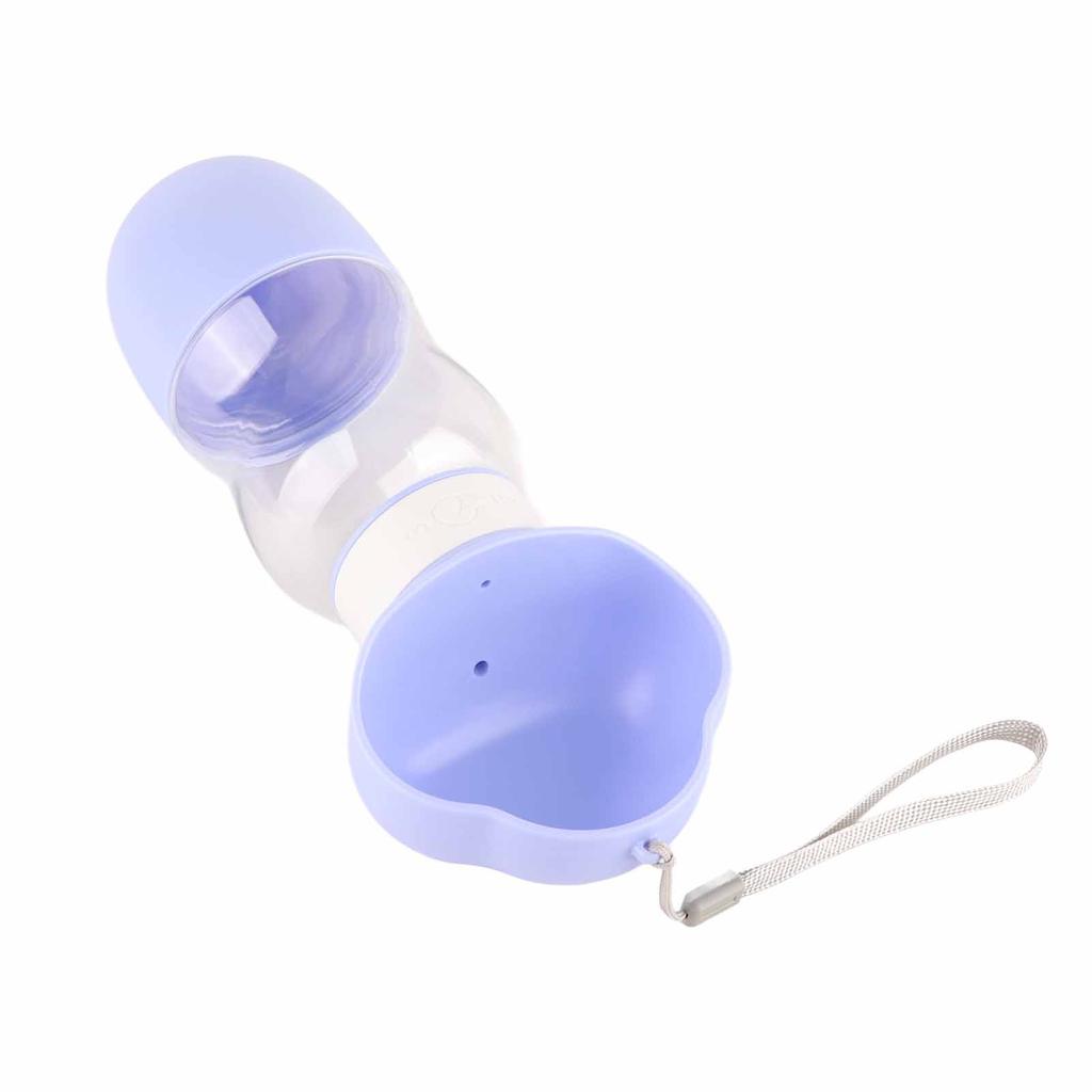 Dog Water Bottle Portable Cute Transparent Dog Water Feeder with Feeding for Dog Watering Supplies 350ml 200ml Clouds