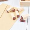 A96I-Alphabet Letter Number 36 Pcs Small Wooden Rubber Stamps In A Wooden Box For Card Making Multipurpose Wood Stamp