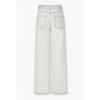 Vov Belted Semi Wide Denim Pants  7156155001 