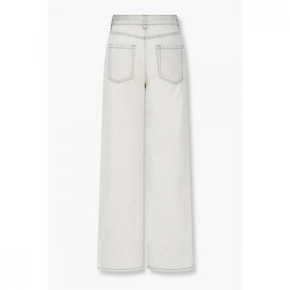 Vov Belted Semi Wide Denim Pants  7156155001 